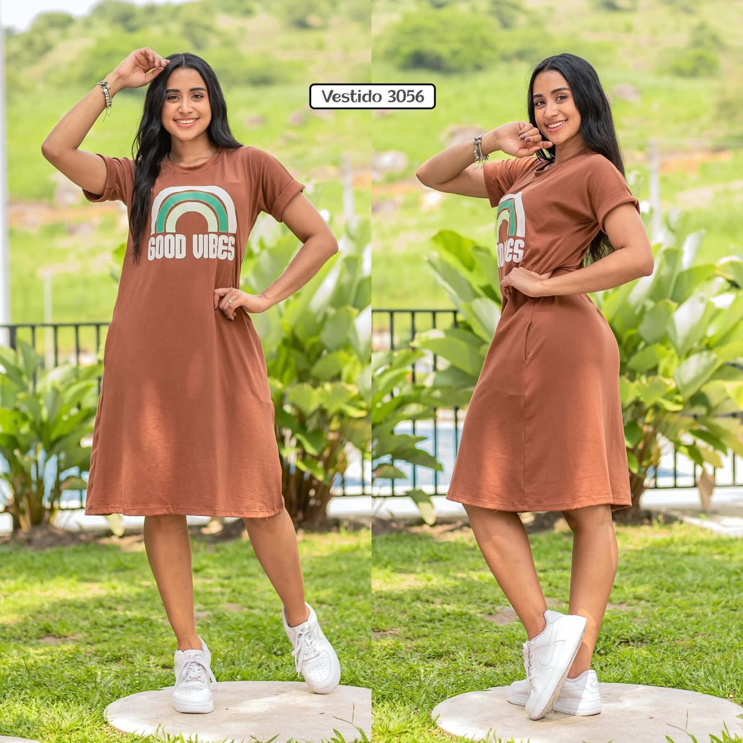 VESTIDO ROTONDO TELA BURDA