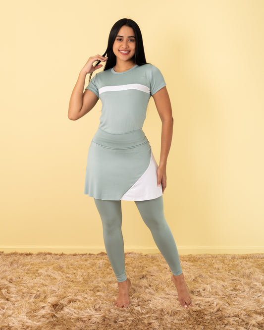 SET LICRA DOS PIEZAS TELA LICRA