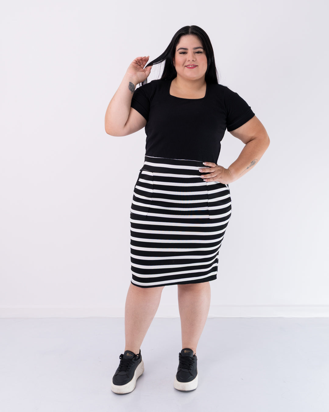 VESTIDO DEPORTIVO RAYAS