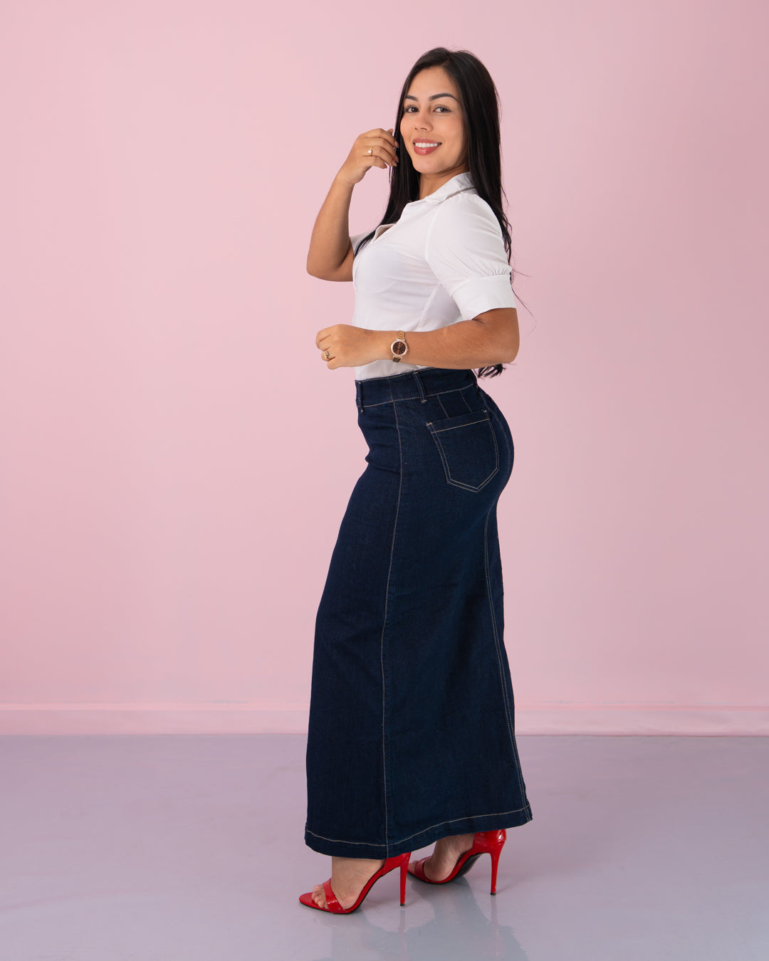 BLUSA CAMISERA MANGA CORTA