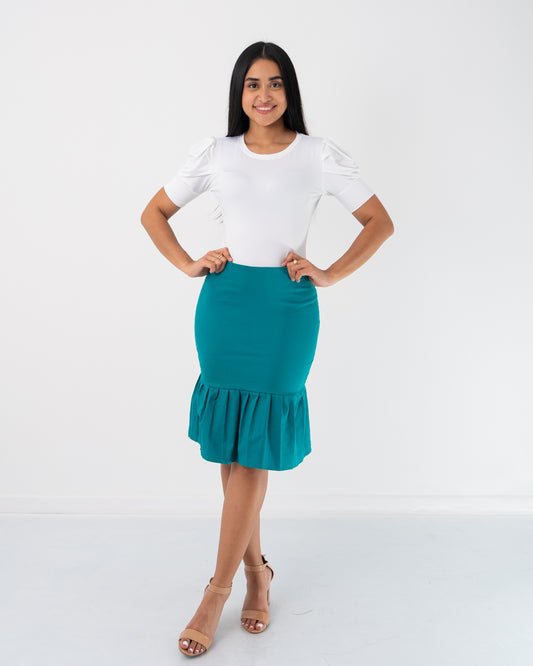 FALDA 3/4 BOLERO PRENZADO