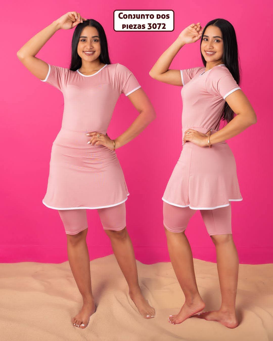 SET DE LICRA DOS PIEZAS PERFECTO PARA LUCIR EN GIMNASIO, PLAYA, PISCINA