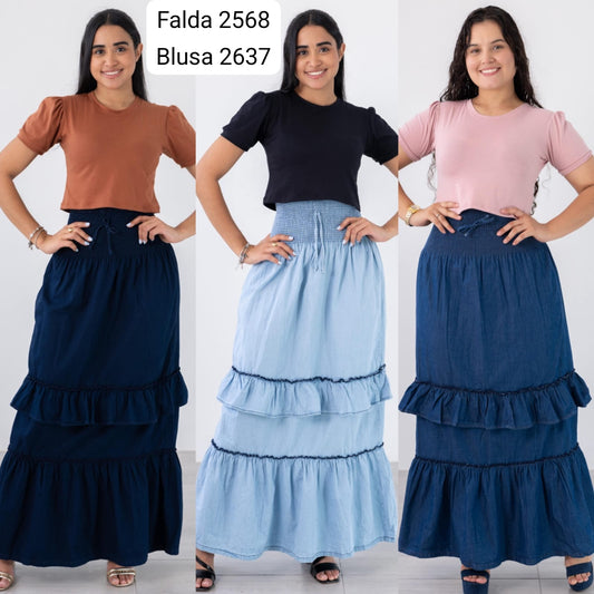 FALDA LARGA BOLEROS
