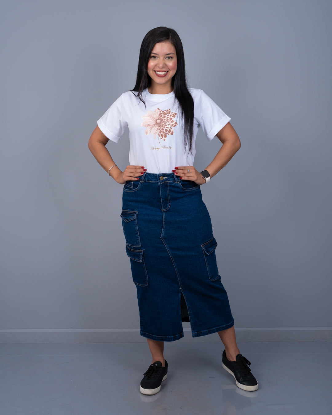 Blusa Varios Estampados Tela Algodón ref. 3933 en blanco, ropa cristiana femenina