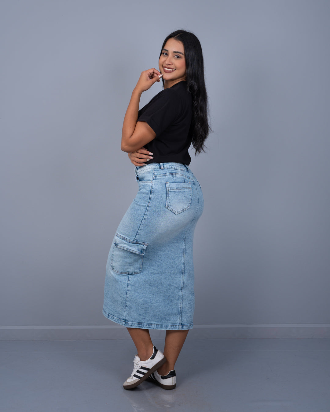 Blusa Varios Estampados Tela Algodón ref. 3933 en negro, ropa cristiana femenina